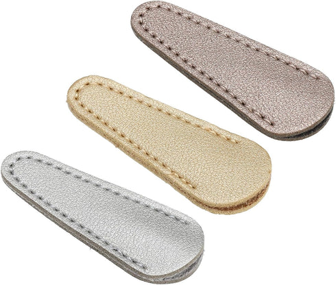 PATIKIL 2.6" x 1" Scissors Sheath, 1Set/3Pcs Polka Safety Scissors Cover Protector Leather for Sewing Lovers Embroidery Needlework Crewel and Sewi...