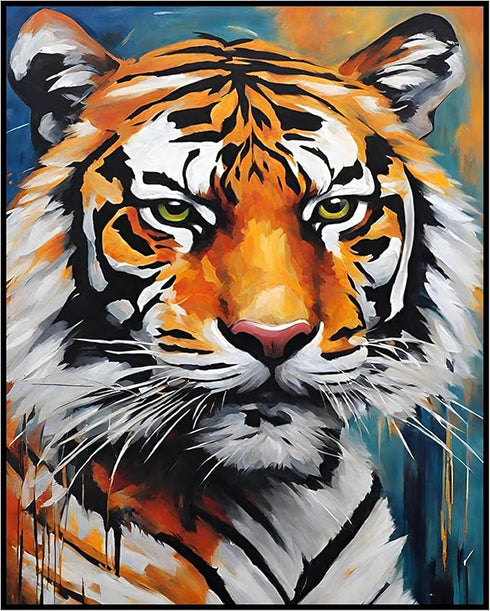 Posterizer 1 pcs- pretty wild tiger resting-Art for Animal Lovers-Abstract & Modern Art-Gift for Art Lovers-Living Room Bedroom Decor- unframed wa...