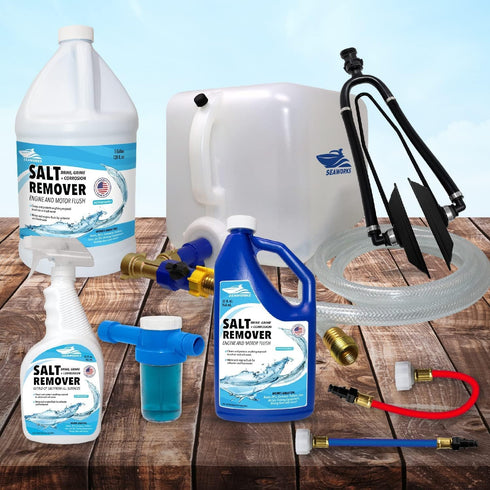 Flush Hose Adapter Kit for Yamaha Waverunner Jet Ski PWC Boats, Red...