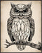 Posterizer 1 pcs- an owl sitting on a tree-Art for Animal Lovers-Abstract & Modern Art- Gift for Men Women Entrepreneur Teens-Living Room Bedroom ...
