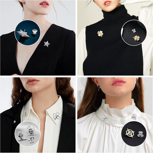 55 Pieces Metal Pin Backs Locking Pin Keepers Locking Clasp...