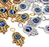 40pcs Antique Hamsa Hand Evil Eye Charms Hand of Fatima Pendants Jewelry Findings Accessory for DIY Necklace Bracelet Crafting Supplies,Gold & Sil...