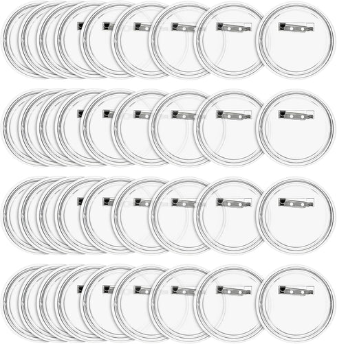 Juvale 36 Pack Make Your Own Blank Button Pins for DIY Crafts (2.25 in)...