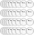 Juvale 36 Pack Make Your Own Blank Button Pins for DIY Crafts (2.25 in)...