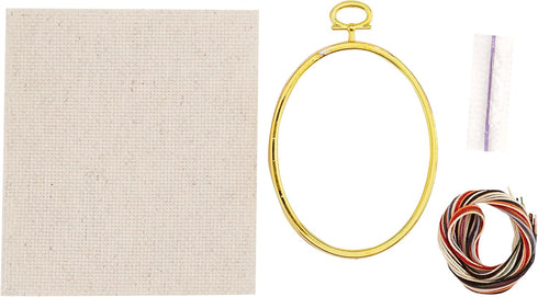 Janlynn 21-1797 14 Count Dapper Snowman Mini Counted Cross Stitch Kit, 3" by 4"...