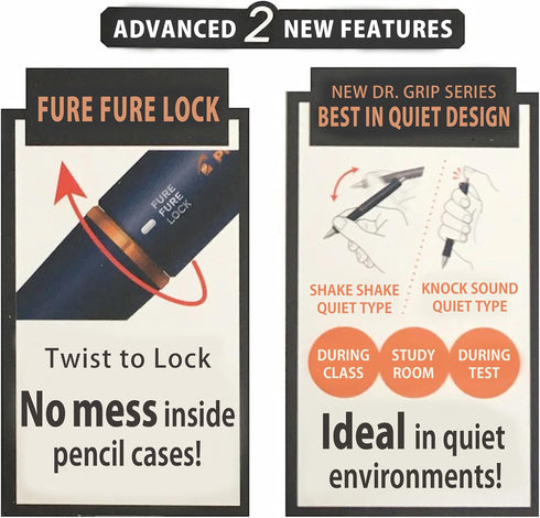 PILOT HTDG-90R-OL The Doctor Grip Mechanical Pencil, 0.02 inches (0.5 mm), Olive...