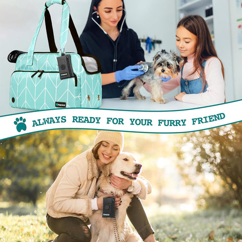 PetAmi Dog Poop Bag Holder for Leash, Doggie Waste Bag Dispenser For Poop with Clip for Puppy Walking Accessories Travel Camping, Dog Treat Pouch ...