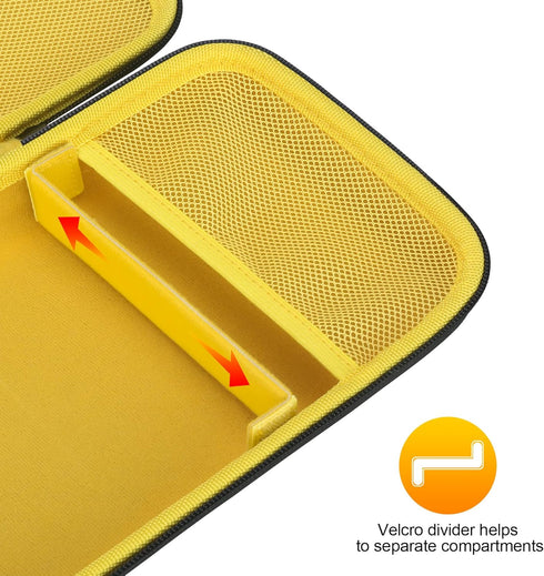 BOVKE Hard Carrying Case Compatible with Logitech POP Keys Mechanical Wireless Keyboard and POP Wireless Mouse Combo, Mesh Zipper Bag for Cables, ...