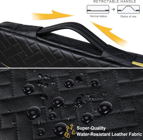 Lacdo 360° Protective 14 Inch Laptop Sleeve Case for HP Lenovo Dell ASUS Acer Chromebook 14 / HP Stream 14 / Dell Inspiron 14 / Lenovo IdeaPad 14 ...