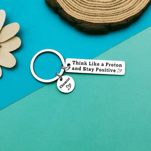 Chemist Gift Chemist Keychain Chemistry Science Chemist Teacher Jewelry Graduation Gift Science Chemistry Lovers Gifts Inspirational Gift for Scie...