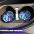 Butterfly Steering Wheel Cover Women Car Accessories Set with Car Cup Pad and Keyring Bracelet Butterflies Design Comfort Grip Steering Wheel Cove...