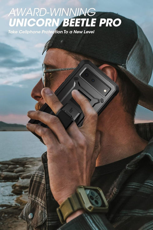 SUPCASE Unicorn Beetle Pro Series Case for Google Pixel 6 (2021), Full-Body Rugged Belt-Clip & Kickstand Case without Built-in Screen Protector (B...