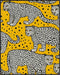 Posterizer 1 pcs- vibrant yellow background-black and withe leopards-Art for Animal Lovers-Abstract & Modern Art- Decor for Home & Office- unframe...