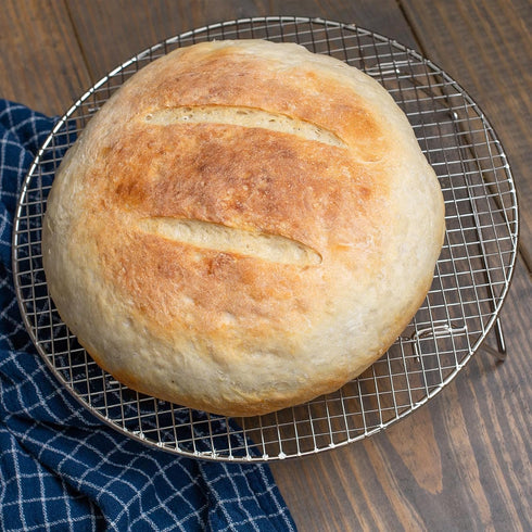 Round Cooking Rack 9-inch 201 Stainless Steel Cross Wire Barbecue Grill Net with 20mm Legs for Cooking Baking Steaming BBQ...