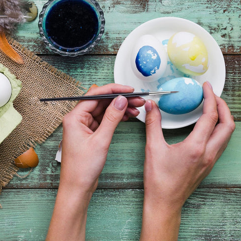 6 Pieces Detail Paint Brush Set, Fine Paint Brush Thin Detail Paint Brush Miniature Paint Brushes Small Fine Tip Paint Brush for Miniature Detail ...