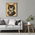 Posterizer 1 pcs-cute retro themed cat in clothes 3-Art for Animal Lovers-Retro Art-Decor for Home & Office- unframed wall art...