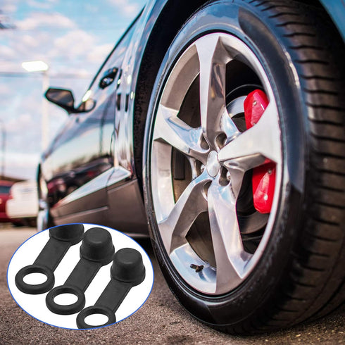 Frienda 50 Pieces Brake Bleeder Rubber Grease Fitting Caps Caps Brake Bleeder Screw Caps Zerk Dust Cover for Cars and Motorcycles...