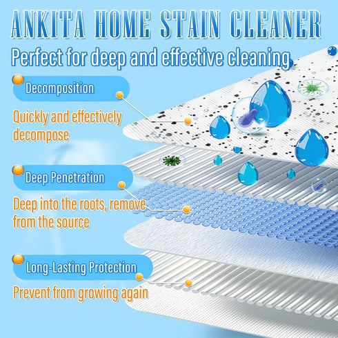 Ankita Remover Gel for Washing Machine, Household Front Load Washing Machine Cleaner, Easily Removes Stains for Showers, Washing Machine, Refriger...