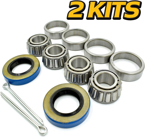 (2 Kits) HD Switch Front Wheel Bearing Hub Rebuild Kit replaces Club Car DS Carryall 1013135, 1011888, 1011393, 7910 ClubCar...