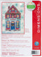 Dimensions 70-08988 Ivory, 5" x 7" Holiday Home Counted Cross Stitch Kit, 14 Navy Aida...