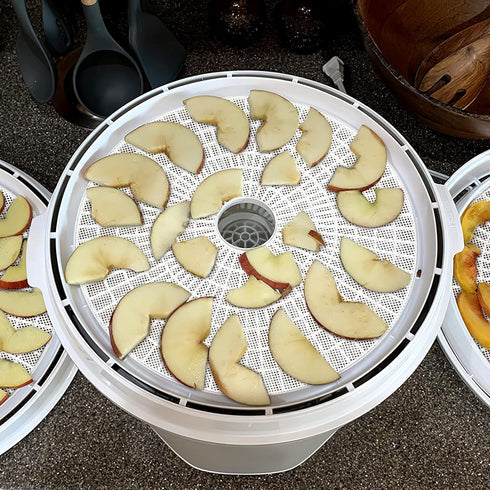 (8 Pack) Round Silicone Dehydrator Sheets, Dostk Premium Non Stick Silicone Mesh for Fruit Dehydrator, Dehydrator Tray Liner Reusable (Round 13" D...