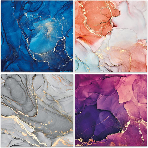 Scrapbook Paper, 24 Sheets Craft Scrapbooking Paper Pad 6x6 Marbel Desgin Single-Side Printing Junk Journal Cardstock Paper Supplies for Card Maki...