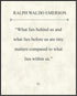 Posterizer 1 pcs-Ralph Waldo Emerson quote- What Lies Behind-Quotes and Poems-Motivational & Inspirational Art-Gift for Teachers-Decor for Home & ...