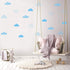 Cloud Wall Decals Wall Decor Kids Room Cloud Wall Stickers Vinyl Decals for Baby Boys Girls Nursery Toddler Room Decor Wall Stickers Nursery A64 (...