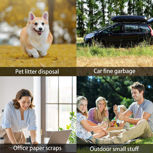 0.5 Gallon 240Pcs Mini Trash Bags Extra Small Clear Garbage Bags Strong Tiny Bathroom Trash Can Liners Disposable Car Plastic Bags for Mini Counte...