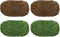 4 Skeins 5mm Chenille Yarn Blanket Yarn 100g 74 Yards Each Polyester Soft Knitting for Crochet Bag, Black/Dark Green......