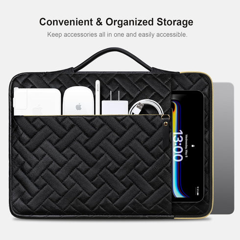 Lacdo 360° Protective 14 Inch Laptop Sleeve Case for HP Lenovo Dell ASUS Acer Chromebook 14 / HP Stream 14 / Dell Inspiron 14 / Lenovo IdeaPad 14 ...