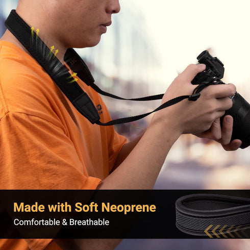 Mirrorless Camera Neck Strap Shoulder Belt for Sony ZV-E10 A7C A6600 A6500 A6400 A7 IV III A7R V IV A7S III A9 II Fujifilm X-T5 X-T4 X-T30 II Niko...