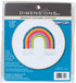 DIMENSIONS 72-76109 Rainbow Needlepoint Embroidery Kit with 6'' Bamboo Hoop......
