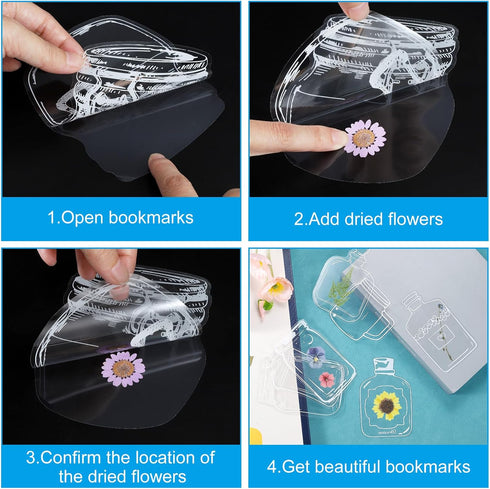 PATIKIL Dried Pressed Flowers, Natural Dried Flower Leave Real Pressed Flowers for DIY Art Crafts Resin Mold Scrapbooking, Green Series...