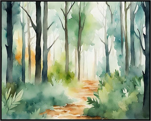 Posterizer 1 pcs- beautiful jungle trees scenary landscape 10-Landscape & Nature Art-Floral Botanical Art- Decor for Home & Office- unframed wall ...