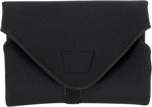 PATIKIL Camera Protective Wrap, 20"x20" Lens Wrap Cloth with Thick Protective Neoprene, Lens Pouch Bag with Hook and Loop for Lens, SLR, Black Pur...