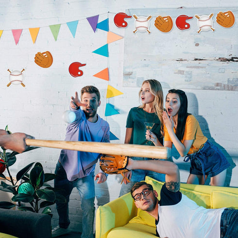 90 Pieces Baseball Paper Cut-outs Baseball Theme Cutouts for Baseball Themed Party Decoration, 3 Styles and 4.7 Inch Long...