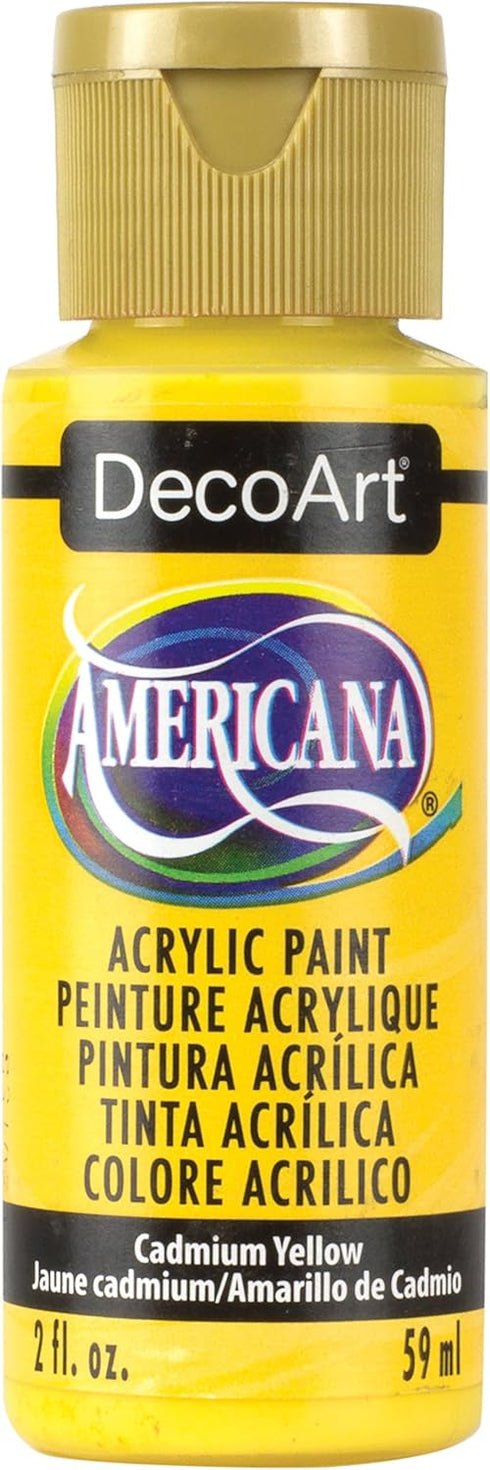 DecoArt Americana Acrylic Paint, 2-Ounce, Cadmium Yellow...