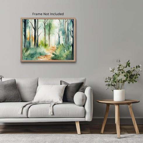 Posterizer 1 pcs- beautiful jungle trees scenary landscape 10-Landscape & Nature Art-Floral Botanical Art- Decor for Home & Office- unframed wall ...
