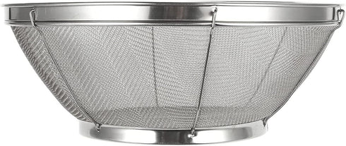 Juvale Fine Mesh Strainer 11" x 4" - Stainless Steel Rice Strainer & Mesh Colander for Pasta, Quinoa & Yogurt - (Silver Colour)...