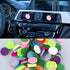 AUEAR, 100 Pack Replacement Felt Pads Round Essential Oil Diffuser Locket Necklace Refill for Bracelet Car Vent Clip 0.87 inch...