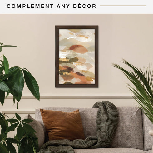 MCS Museum Poster Frame 16x24 Espresso Woodgrain, Vertical & Horizontal Wall Hanging Large Picture Frame for Photos, Posters & Art Prints (1-Pack)...