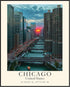 Posterizer 1 pcs-travel poster-Chicago-United Stated-Adventure Wall Art Gift for Men Women Entrepreneur Teens Decor for Home & Office- unframed ...