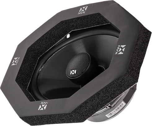 NVX FRING68 2 Piece Universal 6x8” Self Adhesive Foam Speaker Ring Kit with Foam Base Pad...