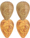 DECYOOL 4 Pack Paper Wasp Nest Decoy Hanging Wasp Nest Stay Away from Wasps Hornets Yellow Jackets(Dark Brown, Orange)...