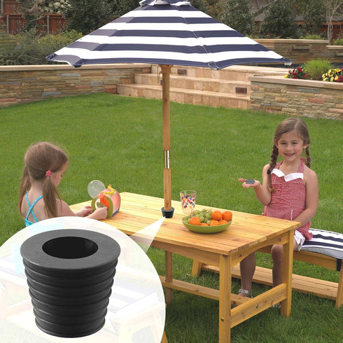 PAGOW Umbrella Cone Wedge and Table Umbrella Hole Ring and Cap Set?Umbrella Hole Ring and Cap Set for Outdoor Patio Umbrella Diameter 1.5 Inch or ...