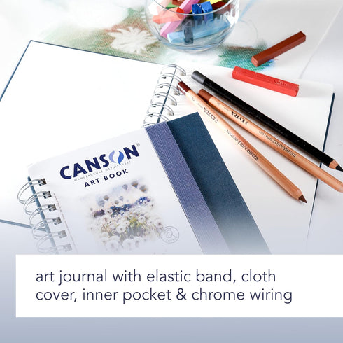 CANSON Art Book Drawing Notebook, White...