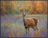 Posterizer 1 pcs- majestic deer with oil painting style print-Art for Animal Lovers-Landscape & Nature Art- Living Room Bedroom Decor- unframed wa...