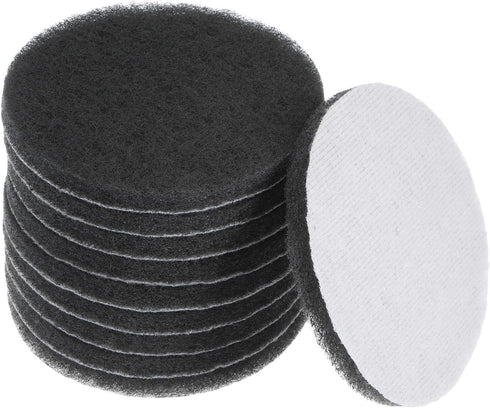 10pcs Drill Power Brush 5 inch Tile Scrubber Scouring Pads Grey scrubber pads for Bathroom Kitchen Household Cleaning...