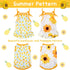 4 Pieces Pet Clothes Set Include 2 Pieces Cute Pet Dress Lovely Fruit Dog Dress and 2 Pieces Dog Shirt Breathable Pet T-Shirt Puppy Clothes for Pe...